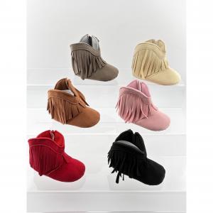 Baby's Warm Anti-Slip Soft-Soled High-Top Cotton Pre-Walker Shoes