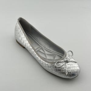 Low-Cut Round-Toe Bow Slip-On Flat Shoes