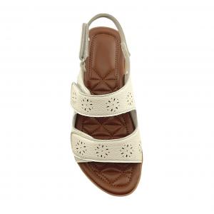 Soft-Sole Comfortable Sandals with Cutouts and Velcro