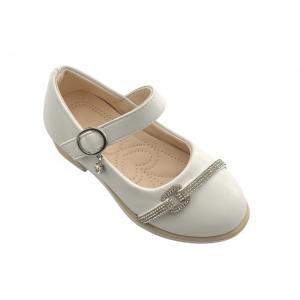Soft-soled girls' leather shoes with a sweet style
